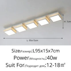 Plafonnier Led Carré Minimaliste Design Nordique éclairage Intérieur Luminaire Décoratif -Lumeers Boutique Saada076947e3432ea6da3cf62eb2cb5eI