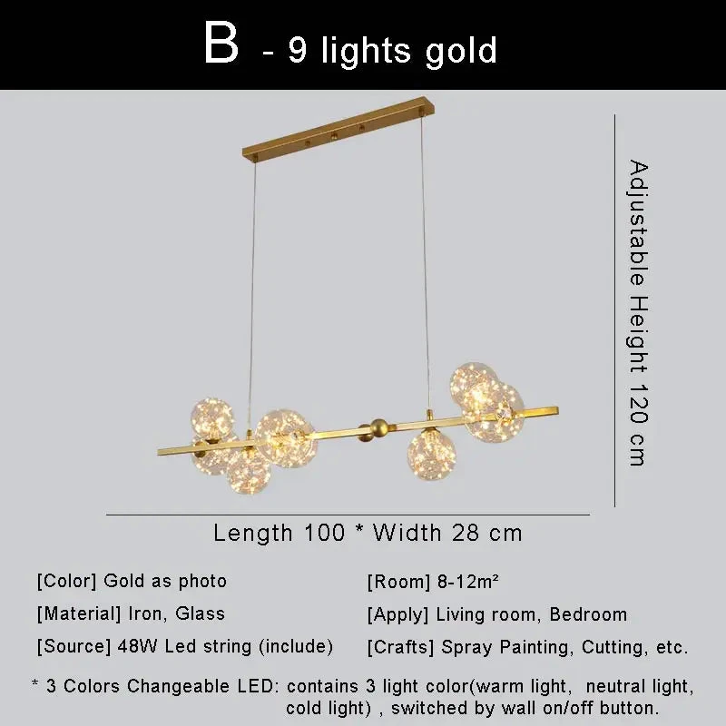 Lustre Led Moderne Design Nordique Pour Décoration Intérieure 11 Lustre Led Moderne Design Nordique Pour Décoration Intérieure – Image 9