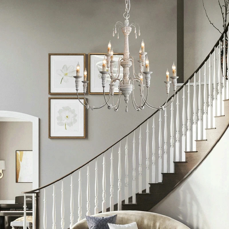 Lustre En Bois Massif Pour Décoration Intérieure Et éclairage 5 Lustre En Bois Massif Pour Décoration Intérieure Et éclairage – Image 3