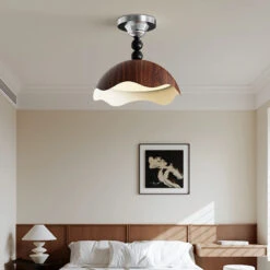 Plafonnier Girly En Coquille D'œuf Créatif Haut De Gamme Pour Chambre