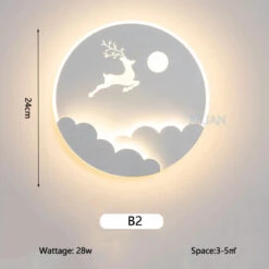 Applique Murale Modernes En Forme D'étoile Nuage Lune -Lumeers Boutique Sb362bd2b2a6f4c0cb503949f7581c2cfT