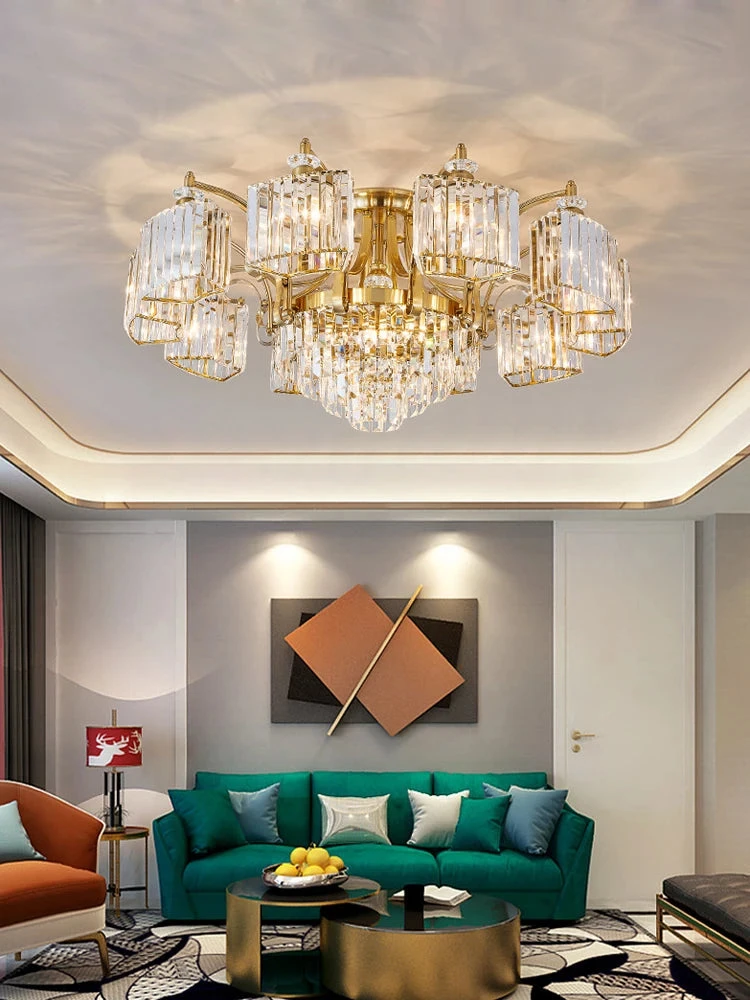 Lustre Rond à Led Intensité Variable Luxe 2022 5 Lustre Rond à Led Intensité Variable Luxe 2022 – Image 3