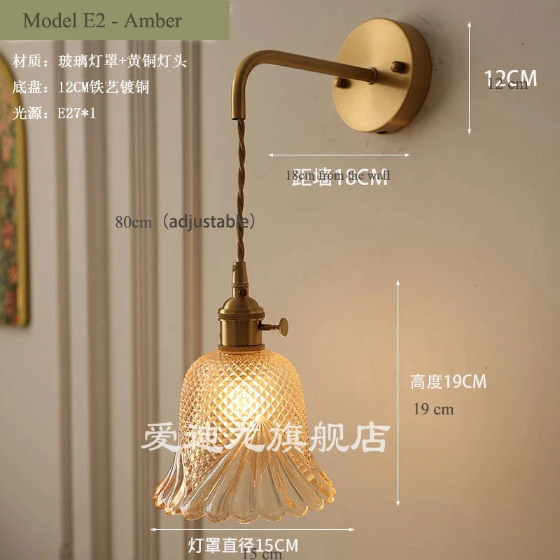 Applique Murale Vintage En Verre Avec Douille En Laiton 21 Applique Murale Vintage En Verre Avec Douille En Laiton – Image 19