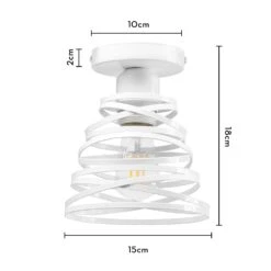 Suspension Rétro Moderne Abat-jour Tourbillon éclairage -Lumeers Boutique Sb5272de19e0847778428bf65a35c2e7eE