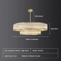 Lustre En Cristal Rétro Circulaire Design Pour Décoration Intérieure -Lumeers Boutique Sb6775fe9a7e54f41a2394bb3e3b22173q