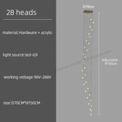 Suspension LED Escalier Colimaçon Plafond Lustre Moderne Luxe -Lumeers Boutique Sb6b801a3f7ab4bafaec746a7b71f5ccbM