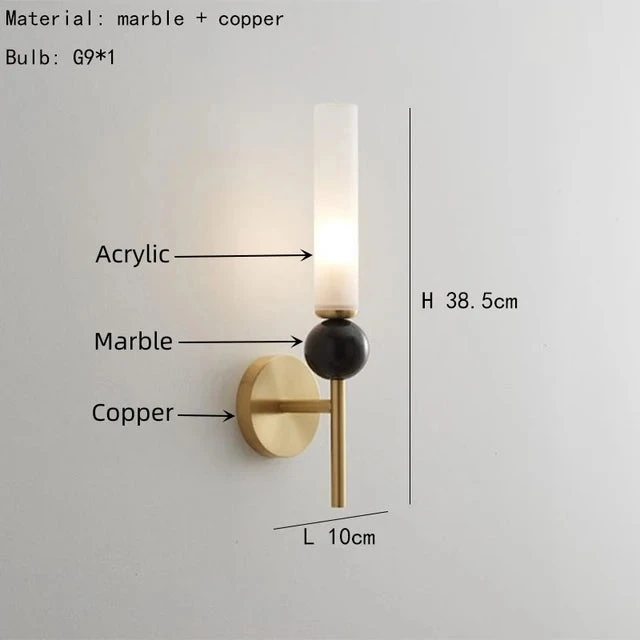 Suspension Design En Marbre Naturel Et Cuivre Cordon Réglable 15 Suspension Design En Marbre Naturel Et Cuivre Cordon Réglable – Image 13