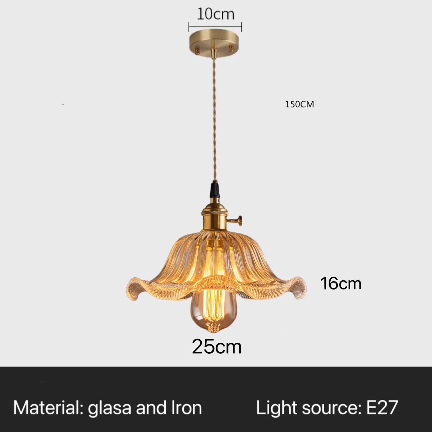 Suspension En Verre Vintage Loft Lampes Suspendues Pour Cuisine Restaurant Décoration Lustre De Plafond éclairage Nordique Américain 19 Suspension En Verre Vintage Loft Lampes Suspendues Pour Cuisine Restaurant Décoration Lustre De Plafond éclairage Nordique Américain – Image 17