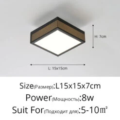 Plafonnier Led Carré Minimaliste Design Nordique éclairage Intérieur Luminaire Décoratif -Lumeers Boutique Sb815481bcb8e49b49d460723c3a9cd1bl