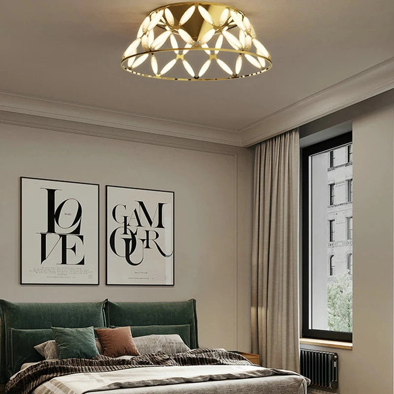 Plafonnier Led Minimaliste Moderne Avec Abat-jour Fantaisie 5 Plafonnier Led Minimaliste Moderne Avec Abat-jour Fantaisie – Image 3