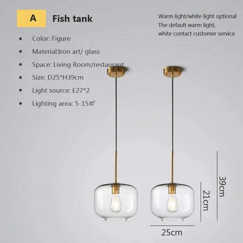 Lustre LED Verre Suspension Industriel 21 Lustre LED Verre Suspension Industriel – Image 19