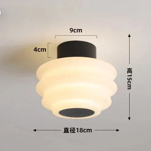 Plafonnier Nordique à Intensité Variable Pour Intérieur Et Extérieur 14 Plafonnier Nordique à Intensité Variable Pour Intérieur Et Extérieur – Image 12