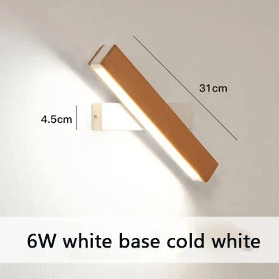 Applique Murale Rotative Nordique En Bois Massif Led Réglable 13 Applique Murale Rotative Nordique En Bois Massif Led Réglable – Image 11