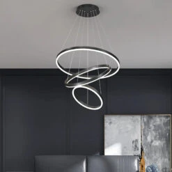 Lustre Moderne à Anneaux Ronds En Led Pour Décoration Intérieure 9 Lustre Moderne à Anneaux Ronds En Led Pour Décoration Intérieure -Lumeers Boutique Sbeb756199b1c468fb4ebff84fe735429X