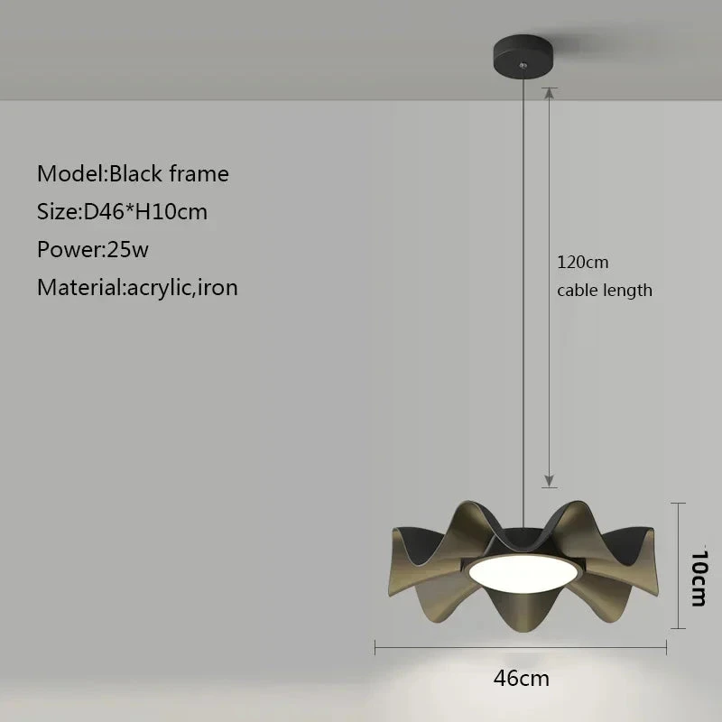 Lustre Led Créatif Style Nordique Pour Décoration Intérieure 9 Lustre Led Créatif Style Nordique Pour Décoration Intérieure – Image 7