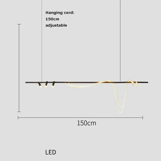 Lustre Led Nordique Minimaliste Design Pour Restaurant Et Bar 9 Lustre Led Nordique Minimaliste Design Pour Restaurant Et Bar – Image 7