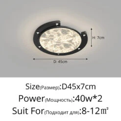 Plafonnier Led Minimaliste Protection Des Yeux éclairage Intérieur Moderne -Lumeers Boutique Sc620f4573e4641e3a53c9008c0f1958d3