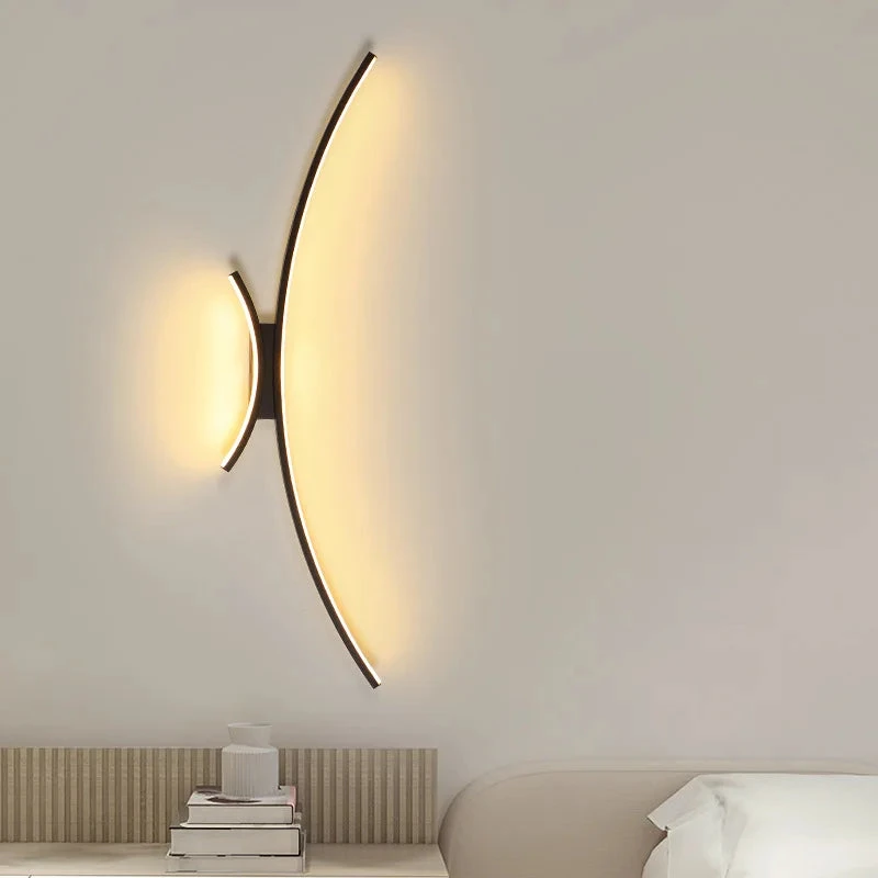 Applique Murale Arc De Cercle Design Minimaliste à LED 6 Applique Murale Arc De Cercle Design Minimaliste à LED – Image 4