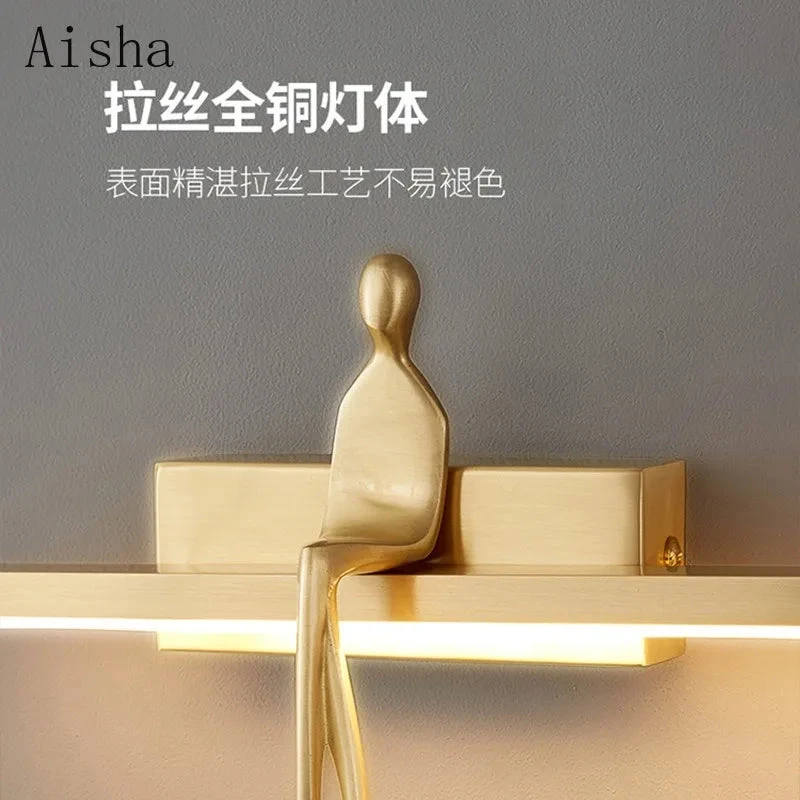 Applique Murale De Luxe En Cuivre Design Minimaliste Haut De Gamme 6 Applique Murale De Luxe En Cuivre Design Minimaliste Haut De Gamme – Image 4