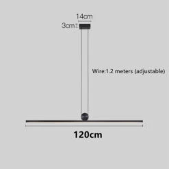 Lustre Minimaliste Led Suspendu Pour Décoration Maison Moderne -Lumeers Boutique Sc971a450a0db4acb8a594253126399f3W