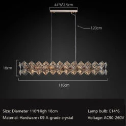 Lustre En Cristal Design Minimaliste Pour Un Intérieur élégant 17 Lustre En Cristal Design Minimaliste Pour Un Intérieur élégant -Lumeers Boutique Scc3aca2eb7cf485f82e763fbfce20ebdL