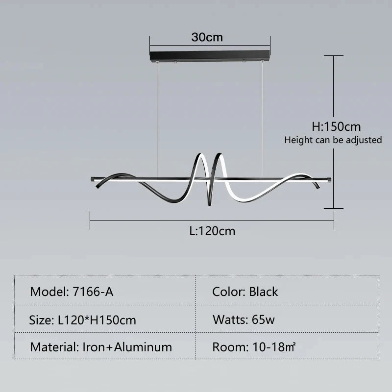 Suspension Moderne à Led Au Design Minimaliste élégant 9 Suspension Moderne à Led Au Design Minimaliste élégant – Image 7