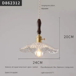 Suspension Moderne En Laiton Avec Abat-jour Rustique En Verre De Noyer -Lumeers Boutique Scf3d6f4f12a247728d35cc34d6a8e3f0e