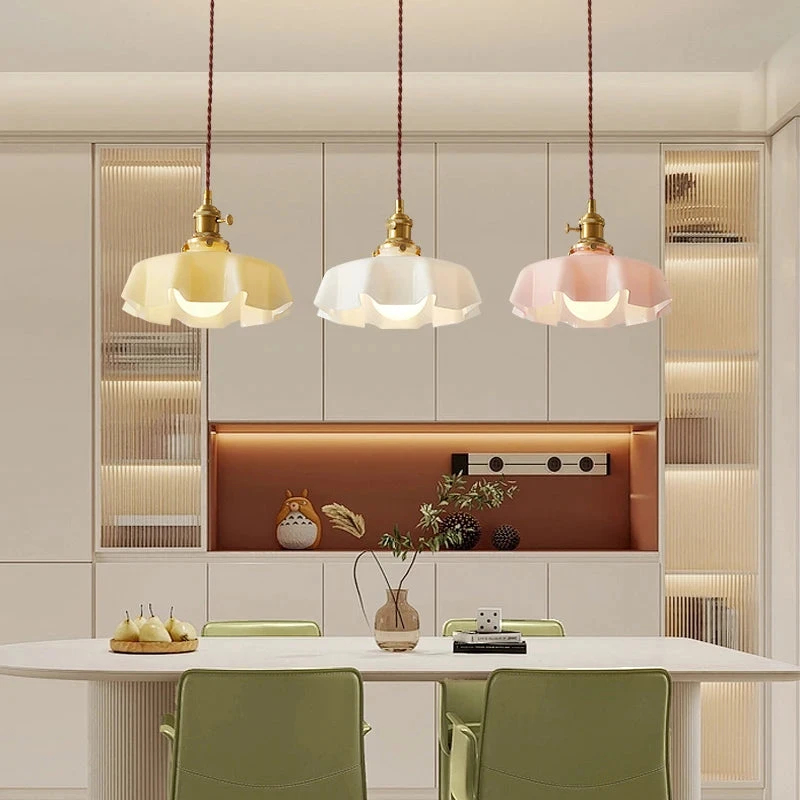 Lustre Plissé Simple Pour Décoration Intérieure éclairage Doux 8 Lustre Plissé Simple Pour Décoration Intérieure éclairage Doux – Image 6