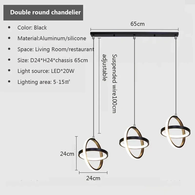 Lustre Moderne à LED Pour Un éclairage élégant Et Décoratif 11 Lustre Moderne à LED Pour Un éclairage élégant Et Décoratif – Image 9