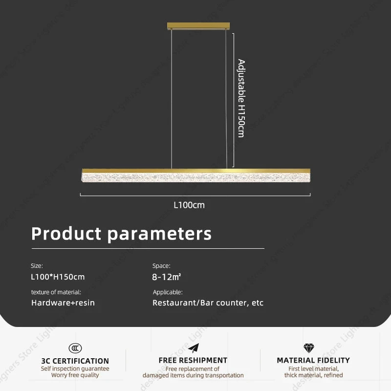 Suspension Moderne à Led Pour Restaurants Et Bars 9 Suspension Moderne à Led Pour Restaurants Et Bars – Image 7