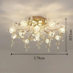 Plafonnier Led Vintage En Cristal à Fleurs Décoratif 19 Plafonnier Led Vintage En Cristal à Fleurs Décoratif -Lumeers Boutique Sd53a99a306ba4441b5a342acda92728cF