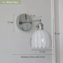 Applique Murale En Verre Et Fer Chromé Design Contemporain Avec Bras Réglable -Lumeers Boutique Sd7284becaea747a1a87cd8bc3853d064P