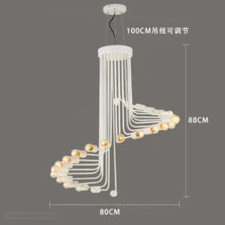 Lustre Moderne à LED Style Nordique Pour Loft Et Restaurant 20 Lustre Moderne à LED Style Nordique Pour Loft Et Restaurant -Lumeers Boutique Sd752a58656a246829cf44e9561e1cdb7D