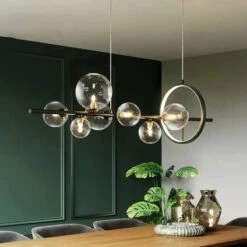 Lustre Moderne Led Avec Boules De Verre Suspendues -Lumeers Boutique Sd852f6c187794be59d5eaa16e1b1299ds