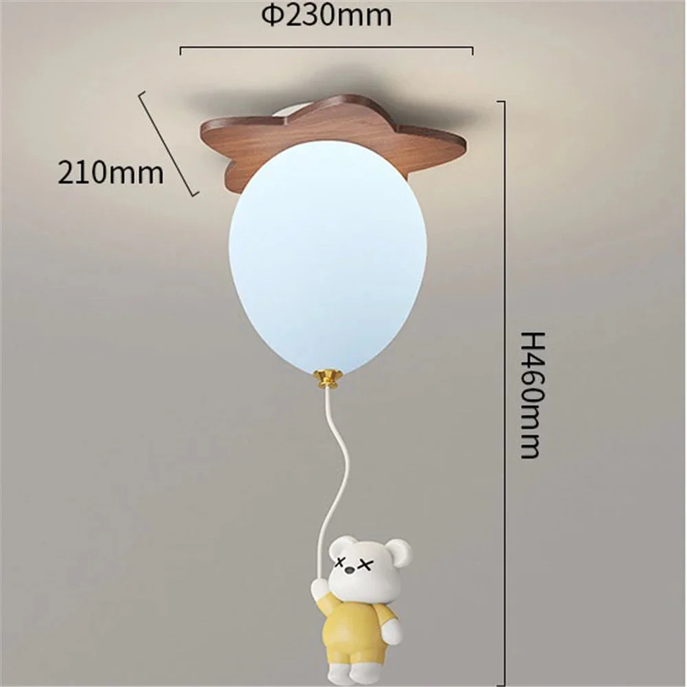 Plafonnier Led Ours Ballon Décoration Créative Pour Enfant 9 Plafonnier Led Ours Ballon Décoration Créative Pour Enfant – Image 7