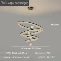 Suspension Moderne à Led Pour éclairage Intérieur élégant -Lumeers Boutique Sd9d81a4cd2184860a6196daf96924d76F