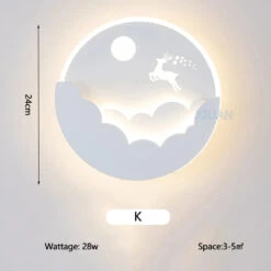 Applique Murale Modernes En Forme D'étoile Nuage Lune -Lumeers Boutique Sdba93293d8e24809b456c5a3b05a1d33w