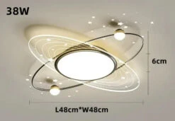Lustre Moderne En Fer Avec éclairage Led Design étoile -Lumeers Boutique Sdcc7ce99befd4812b869173527d4bee6H