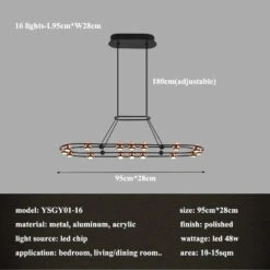 Lustre LED Circulaire Moderne Design Nordique Pour Intérieur élégant 25 Lustre LED Circulaire Moderne Design Nordique Pour Intérieur élégant -Lumeers Boutique Sde7cf271c1fa415e812dfbed6bd86f3cH