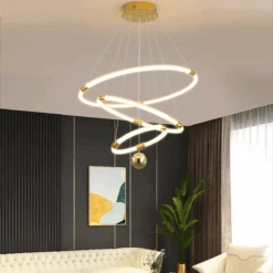 Lustre à LED Design Avec Détection De Geste Pour Intérieur
