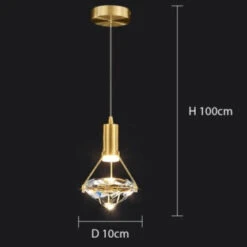 Suspension Design LED Luxury En Forme De Diamant Savia 17 Suspension Design LED Luxury En Forme De Diamant Savia -Lumeers Boutique Sdf941b8073d14ba4a467af8a2c861500u