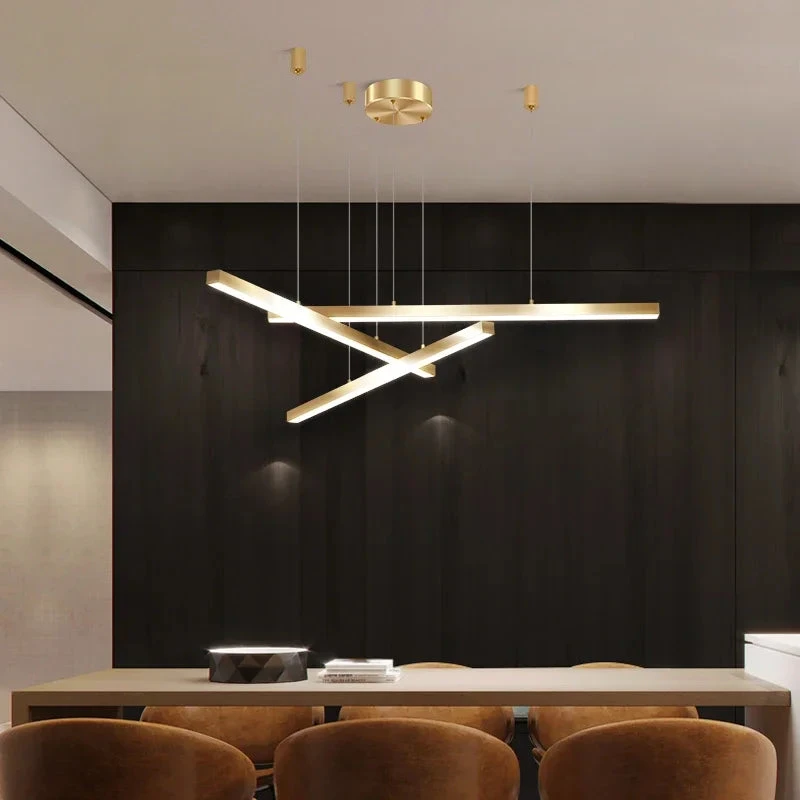 Suspension à Led En Cuivre Pour Décoration Intérieure élégante 5 Suspension à Led En Cuivre Pour Décoration Intérieure élégante – Image 3