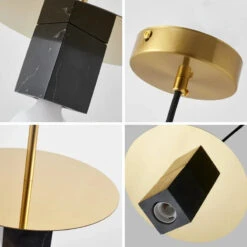 Lustre En Marbre Nordique Design Minimaliste Créatif Pour Décoration Moderne -Lumeers Boutique Se4bd1b1dafbc4bf189f2b3614379a88eV