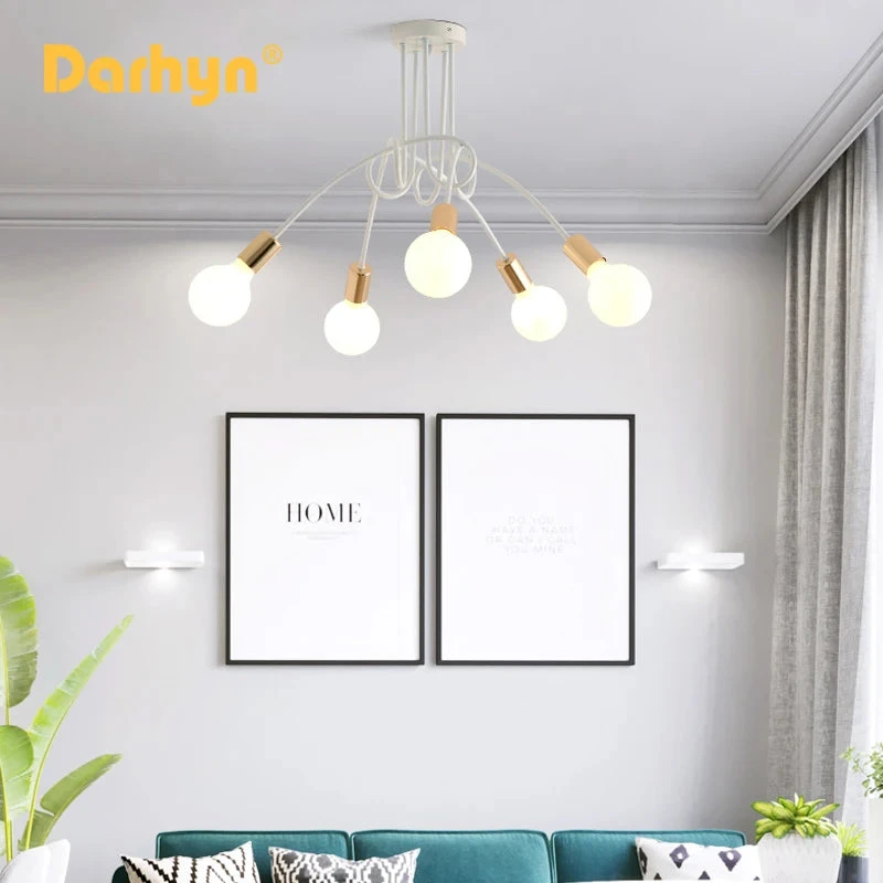 Lustre Minimaliste Moderne Créatif En Forme De Branche Plafonnier Plaqué Or Hôtel Restaurant Salon Cuisine Chambre Lumière 8 Lustre Minimaliste Moderne Créatif En Forme De Branche Plafonnier Plaqué Or Hôtel Restaurant Salon Cuisine Chambre Lumière – Image 6