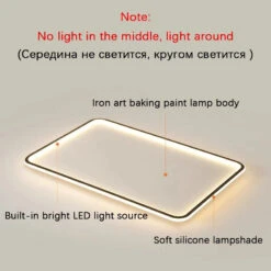 Plafonnier Led Ultra-mince Design Moderne Intensité Réglable Luminaire Décoratif 22 Plafonnier Led Ultra-mince Design Moderne Intensité Réglable Luminaire Décoratif -Lumeers Boutique Se84444c35caa405983c823576527728fK