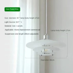 Suspension à Led En Acrylique Pour Restaurant Et Magasin De Vêtements -Lumeers Boutique Se8a7a7a70a54491aa847d1b303435c9bw