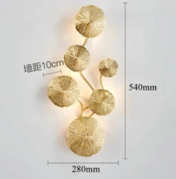 Applique Murale Moderne En Forme De Feuille De Lotus 20 Applique Murale Moderne En Forme De Feuille De Lotus -Lumeers Boutique Se921e4dc3ff0475888fb06bcf1ea61fcN