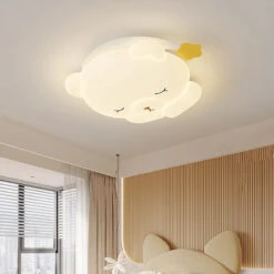 Plafonnier Ours Mignon Lampe Pour Chambre D'enfant Moderne Et Romantique