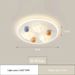 Plafonnier Nuage Style Crème Pour Chambre Enfant Moderne Et Chaleureux -Lumeers Boutique Seabb45d5471f4662bd5a9a3388f16902r