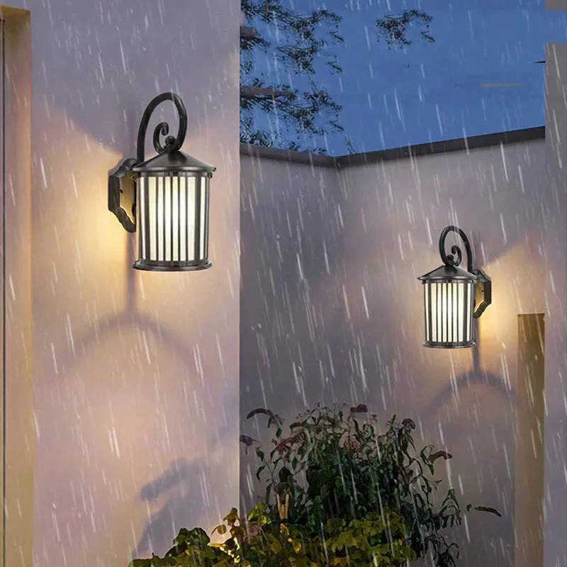 Applique Murale Extérieure étanche Style Européen Rétro Pour Jardin Villa Cour 6 Applique Murale Extérieure étanche Style Européen Rétro Pour Jardin Villa Cour – Image 4